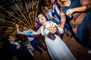 Novia desfasada en una boda en Antequera